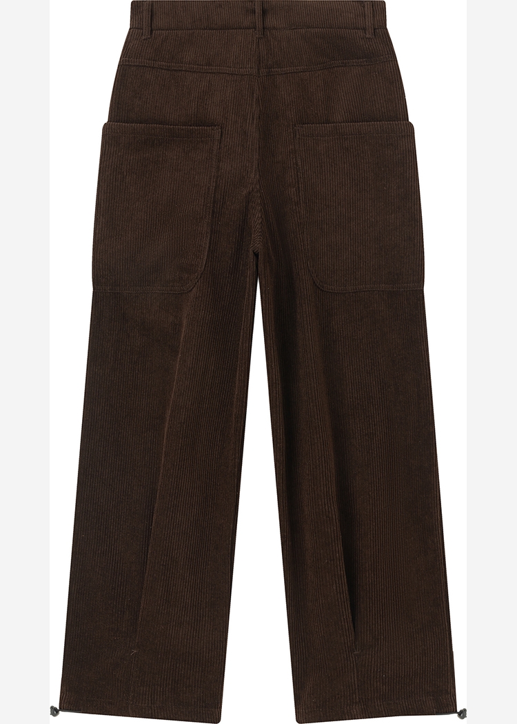 Брюки YMKASHIX velvet two темно-коричневые унисекс