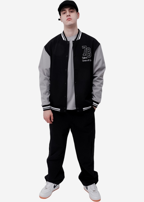 Куртка GIFTED78 24/636 VARSITY черно-серый