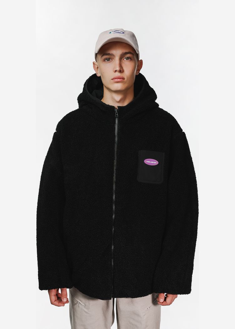 Куртка YMKASHIX двухсторонняя черная мужская