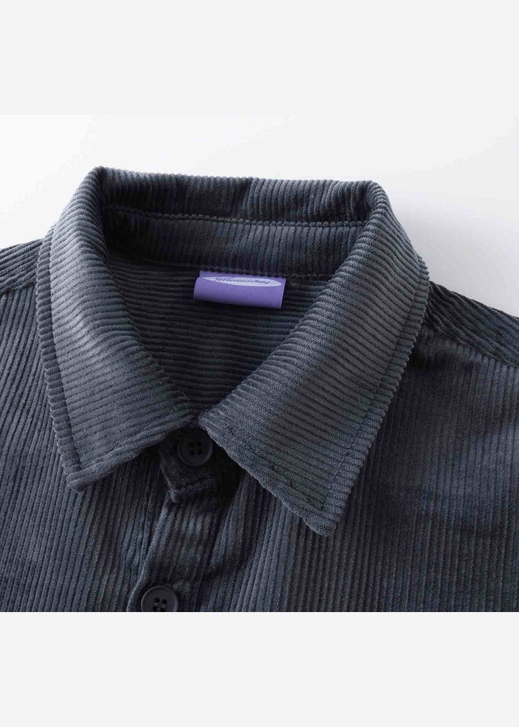 Рубашка YMKASHIX Velvet Button графитовая унисекс