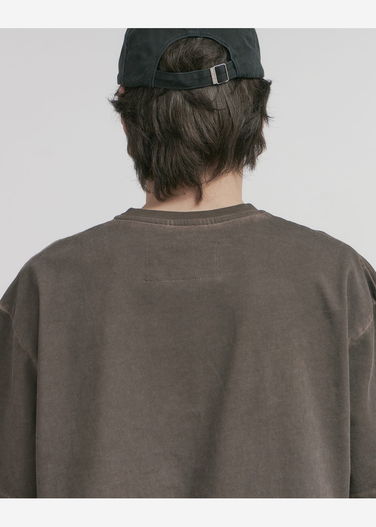 Футболка s10e04 GD Washed Brown коричневая унисекс