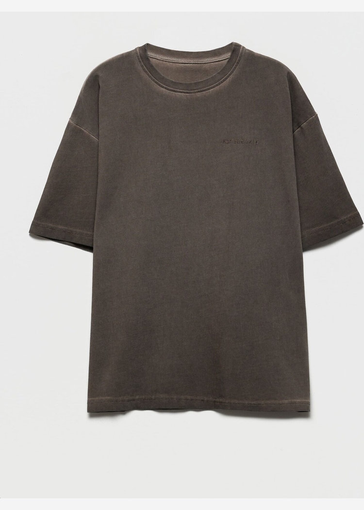 Футболка s10e04 GD Washed Brown коричневая унисекс