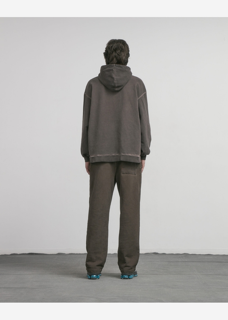 Худи GD с вышивкой s10e06 Washed Brown