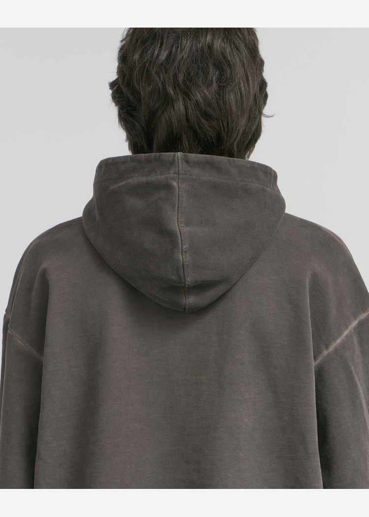 Худи GD с вышивкой s10e06 Washed Brown