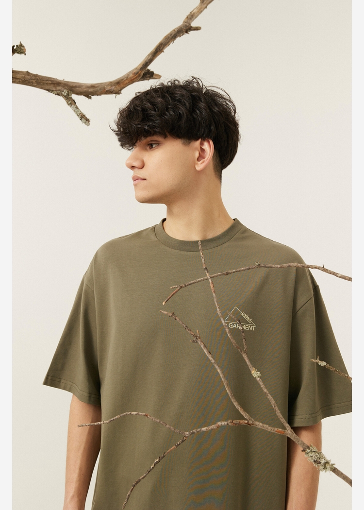 Футболка Tent project t-shirt оливковый унисекс