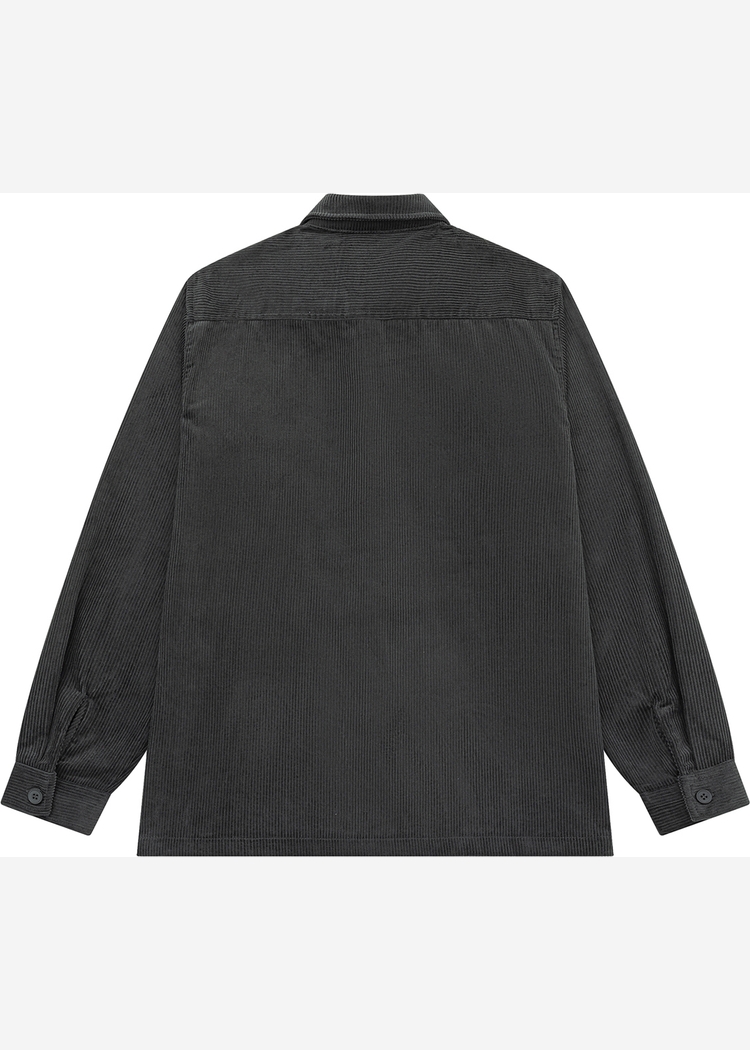 Рубашка YMKASHIX Velvet Button угольная унисекс