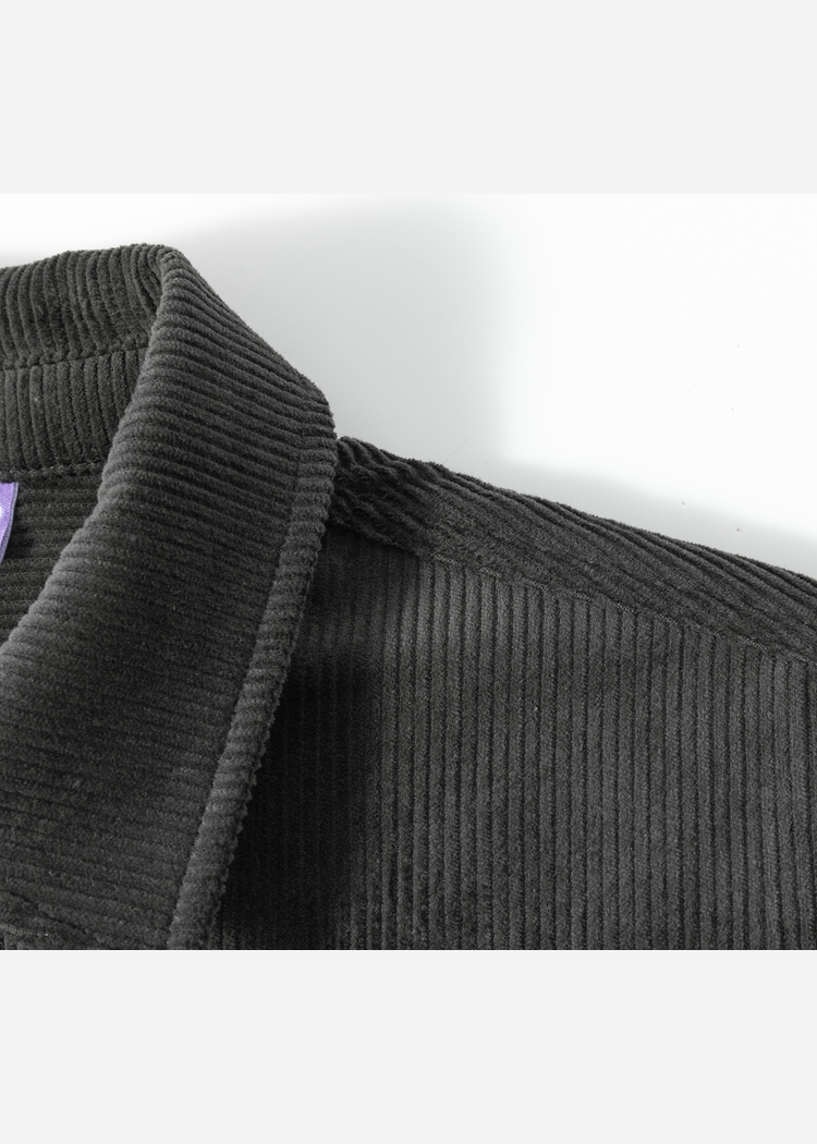 Рубашка YMKASHIX Velvet Button угольная унисекс