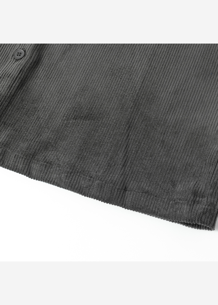 Рубашка YMKASHIX Velvet Button угольная унисекс
