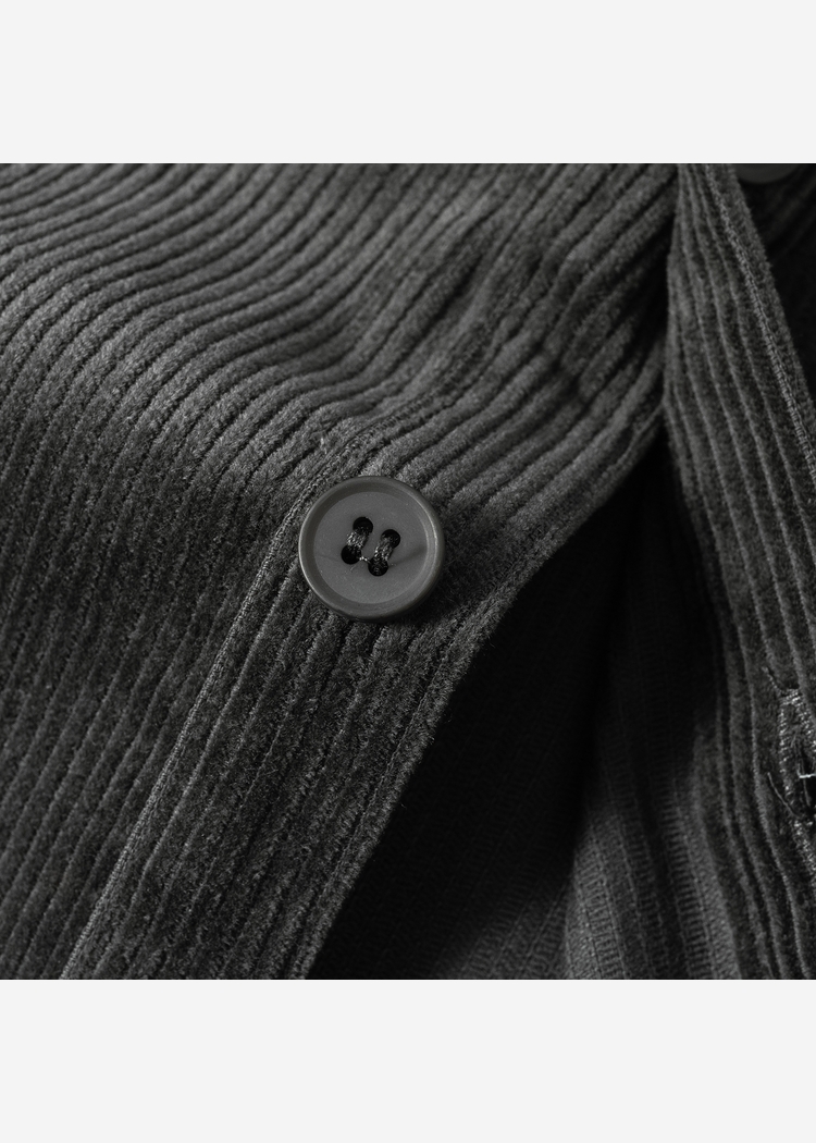 Рубашка YMKASHIX Velvet Button угольная унисекс