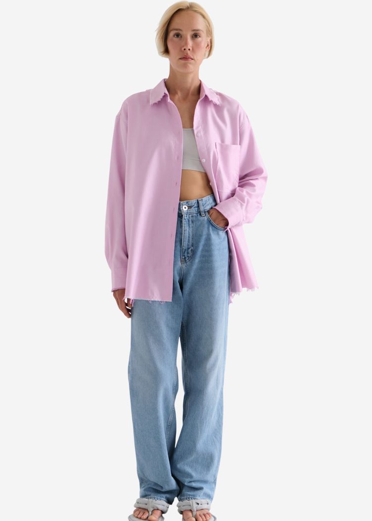 Блуза с длинным рукавом s11e01 розовый