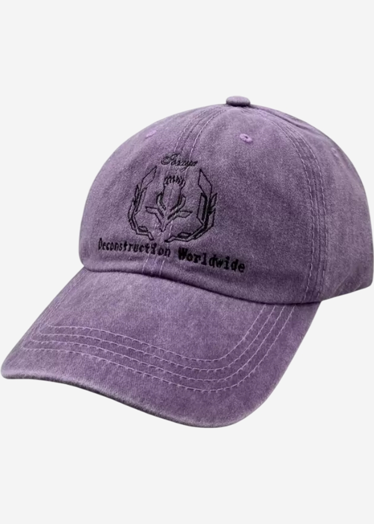Кепка ISSAYA wash violet/фиолетовый