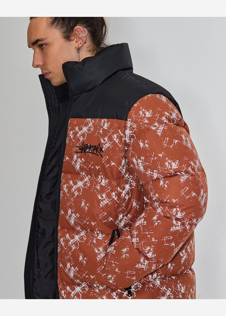 Куртка ANTEATER Downjacket-RF-Print-Terrakot