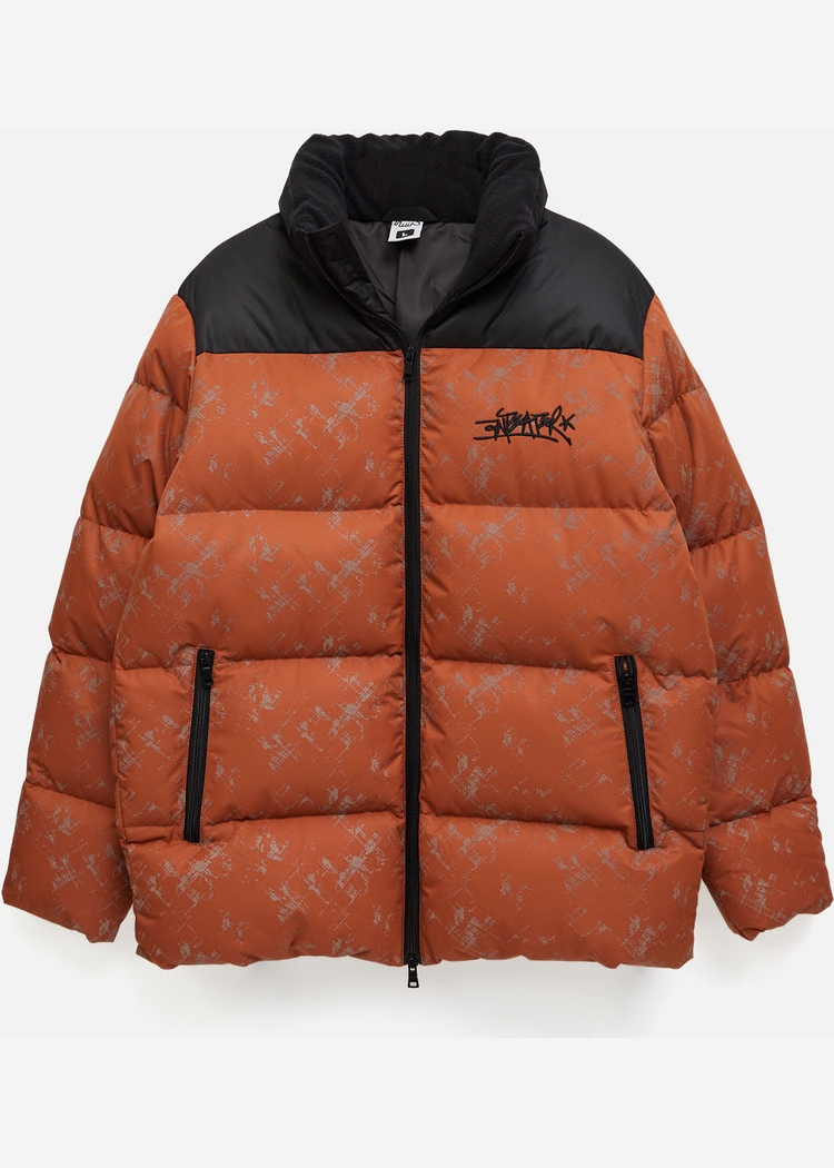 Куртка ANTEATER Downjacket-RF-Print-Terrakot