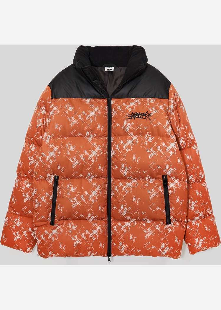 Куртка ANTEATER Downjacket-RF-Print-Terrakot