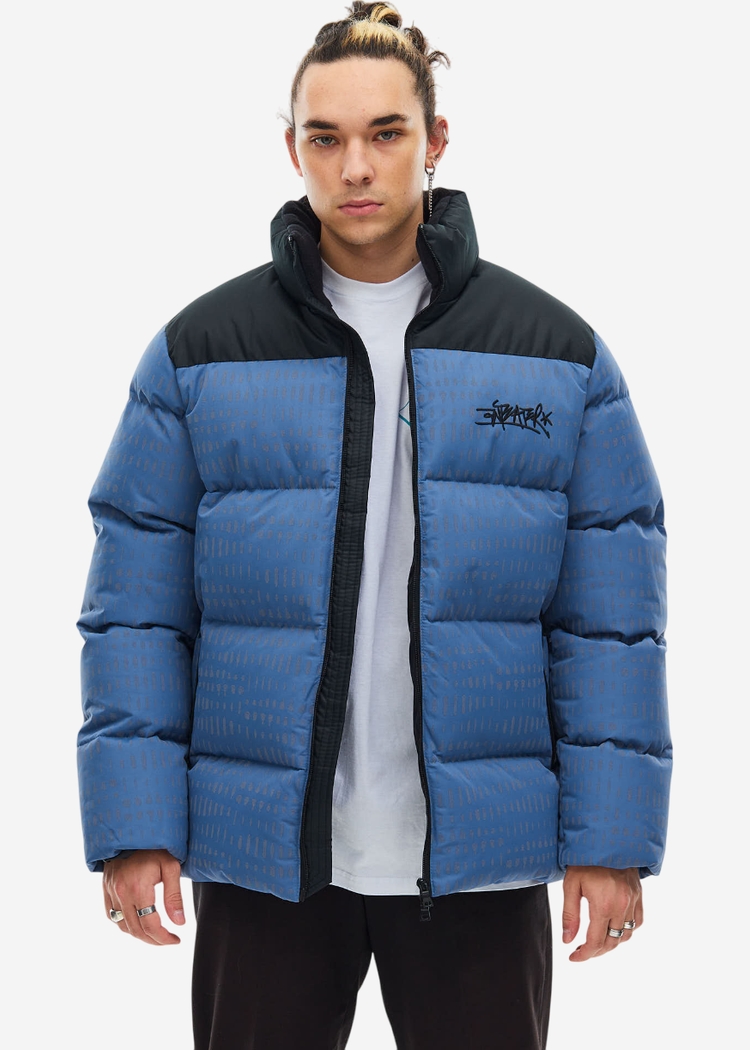 Куртка ANTEATER Downjacket Светоотражающая Print Blue