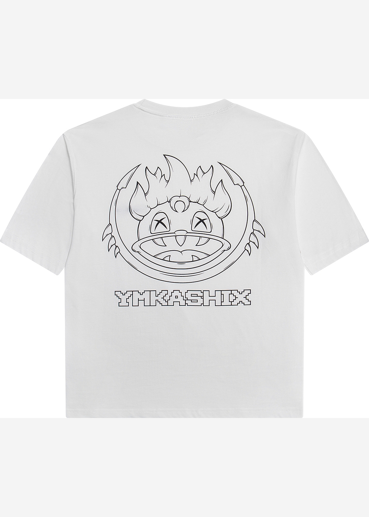 Футболка YMKASHIX 8-bit outline белый