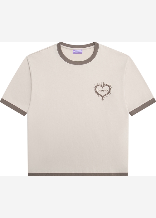 Футболка YMKASHIX Heart ванильная унисекс