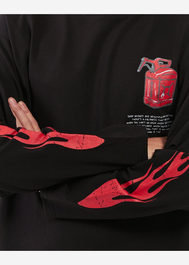 Лонгслив ANTEATER Phat тёмно-серый унисекс