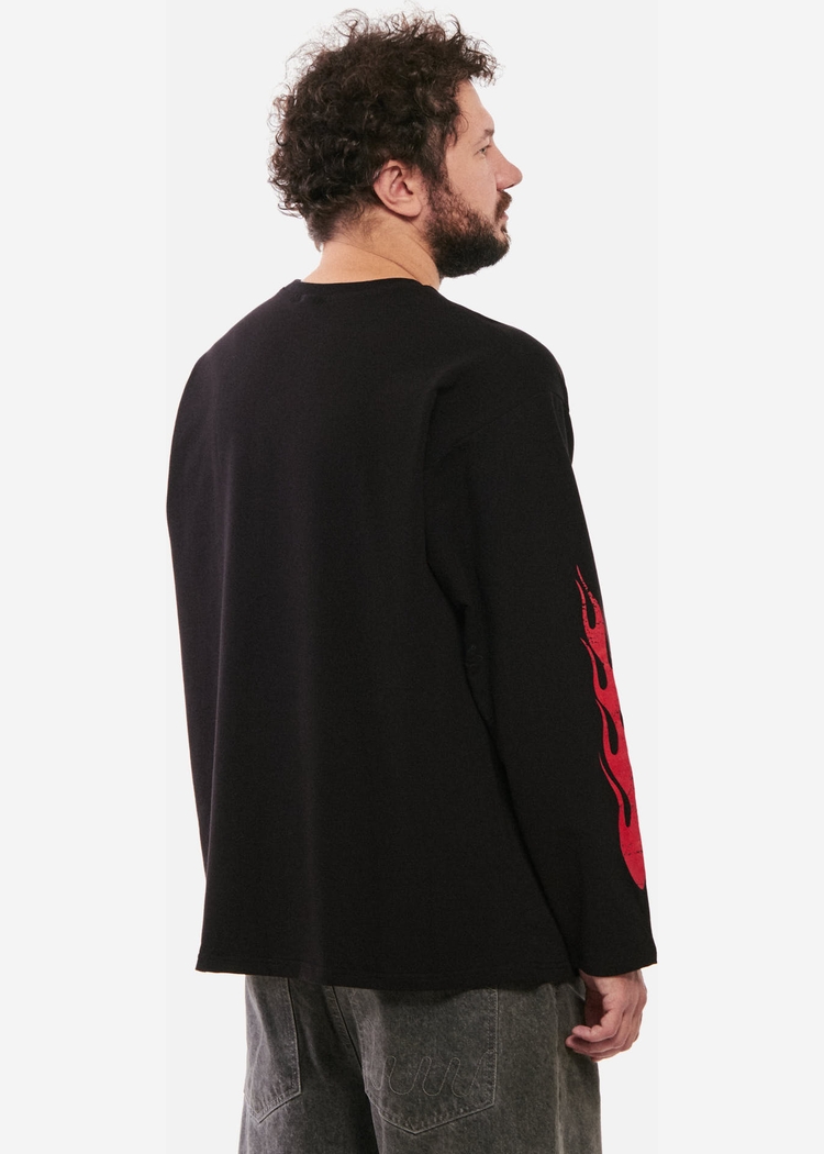 Лонгслив ANTEATER Phat тёмно-серый унисекс