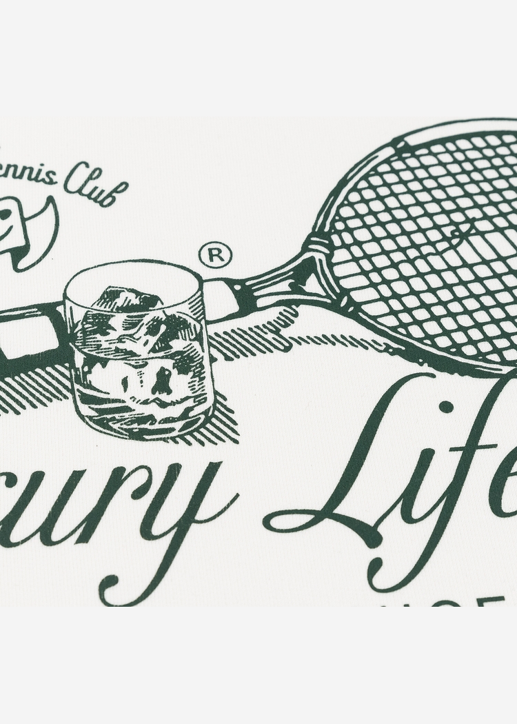 Свитшот DUSTY RACQUET RLXD HW SWT ecru белый унисекс