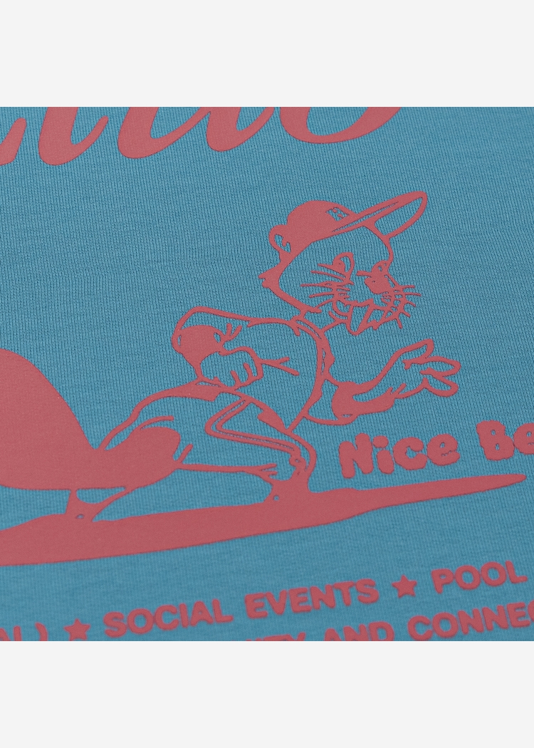 Лонгслив NICE BEAVER RLXD FIRM LS TEE синий унисекс