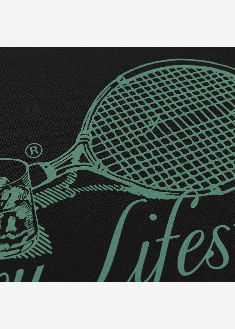 Свитшот DUSTY RACQUET RLXD HW SWT чёрный унисекс