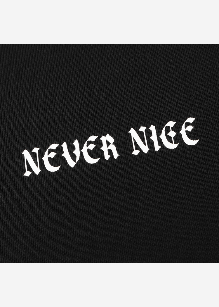 Футболка NICE BEAVER RLXD HW TEE чёрный унисекс