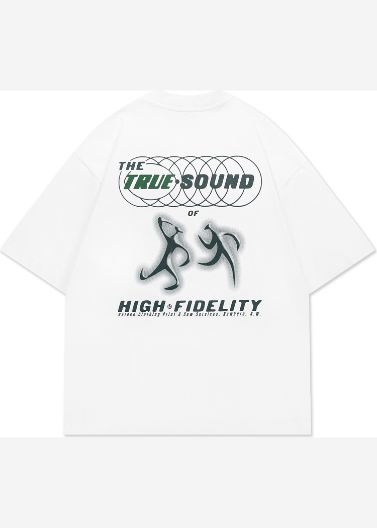 Футболка FIDELITY RLXD HW TEE белая унисекс