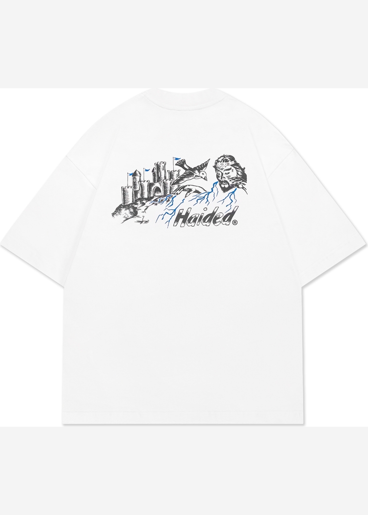 Футболка WARLOCK RLXD HW TEE белая унисекс