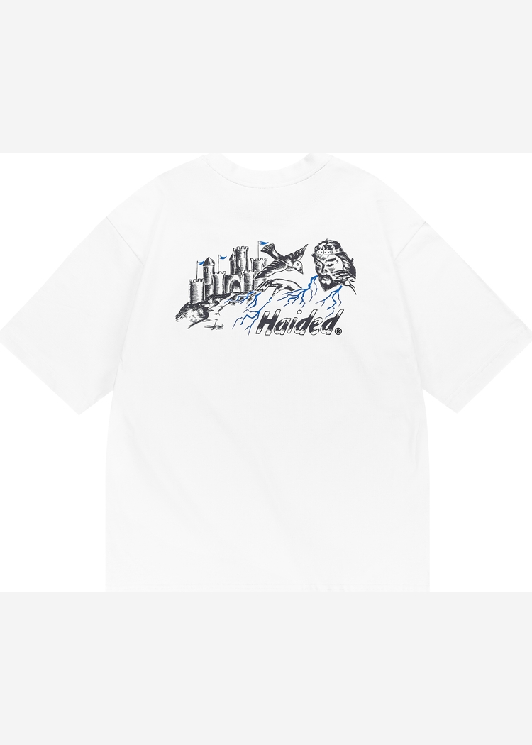 Футболка WARLOCK RLXD HW TEE белая унисекс