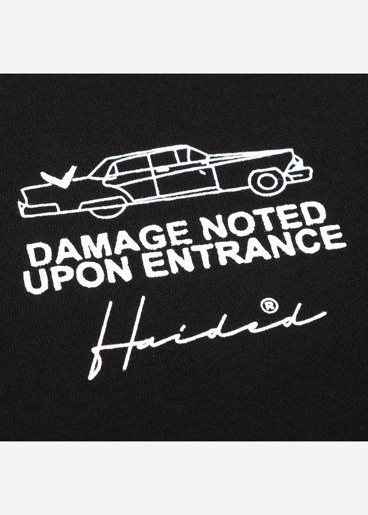 Футболка DAMAGE RLXD HW TEE чёрная унисекс