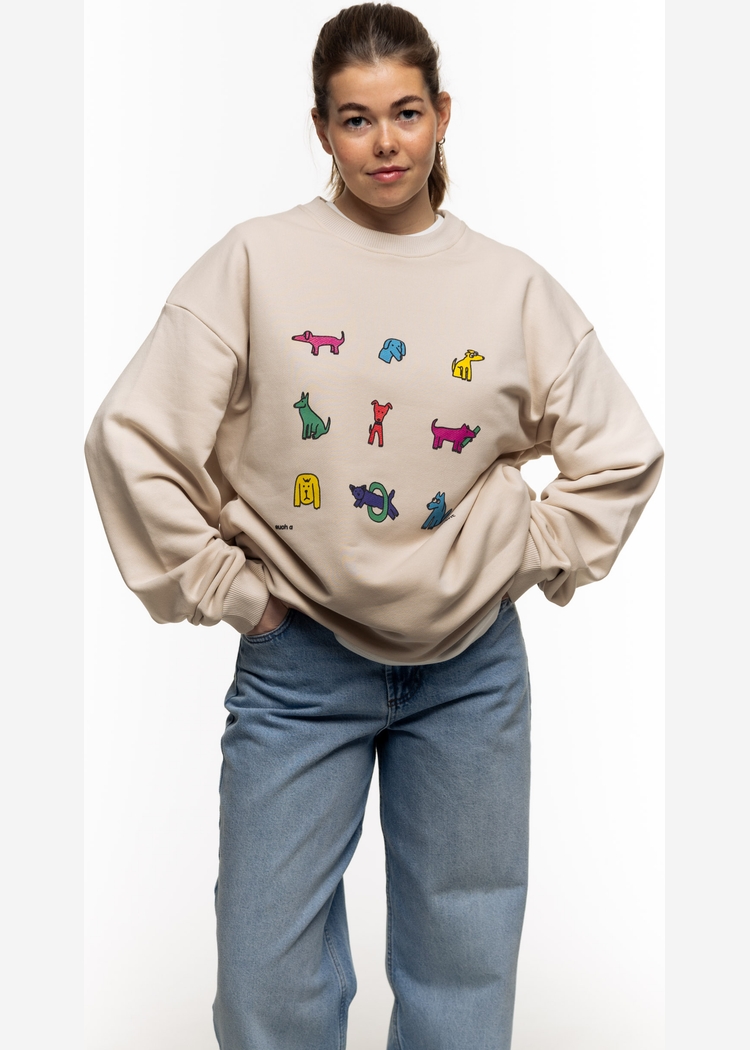 Свитшот SGM Много Собак beige 