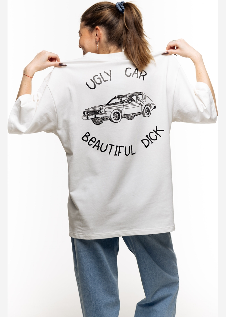 Футболка С7МЬ Ugly Car french cream