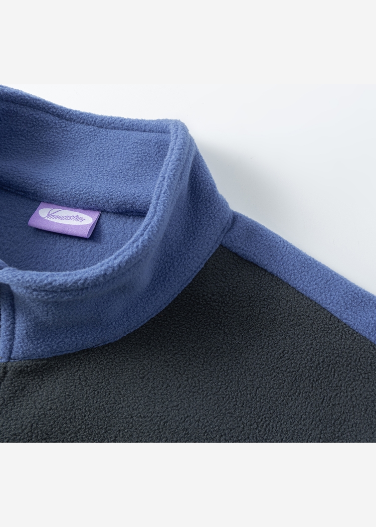 Свитшот YMKASHIX zip colorblock Ranger синий/графит/серый