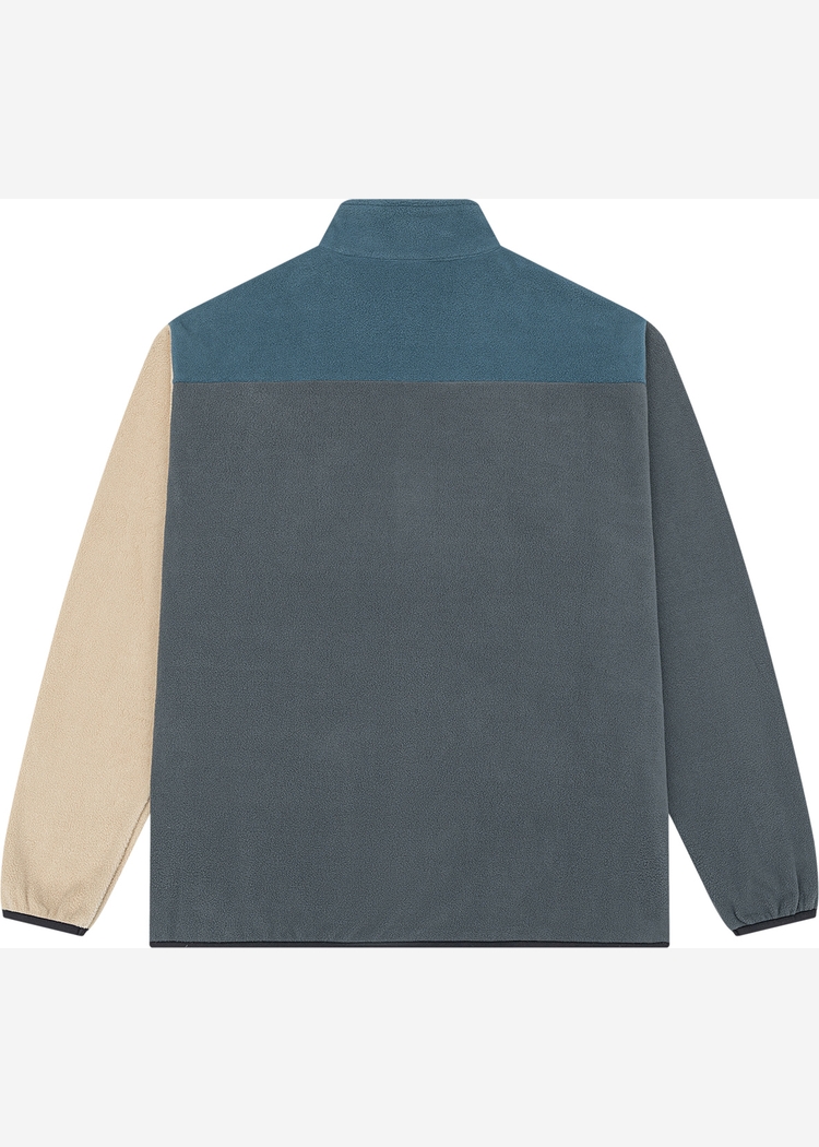 Свитшот YMKASHIX zip colorblock Ranger синий/песок/серый