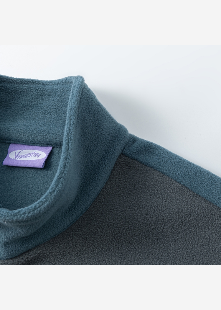 Свитшот YMKASHIX zip colorblock Ranger синий/песок/серый