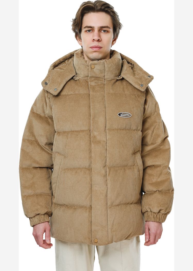 Пуховик YMKASHIX Velvet песочный мужской