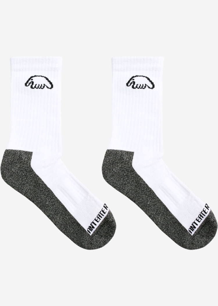 Носки белые ANTEATER Socks-Phat-White-Grey