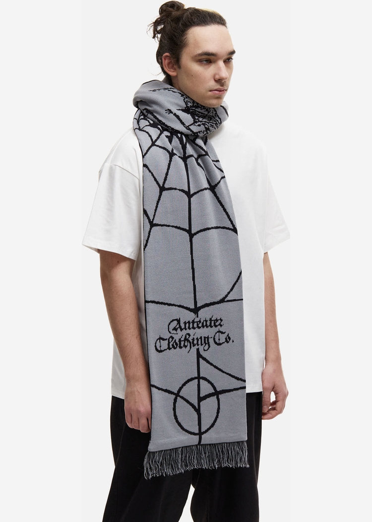 Шарф ANTEATER Scarf-Black-Grey