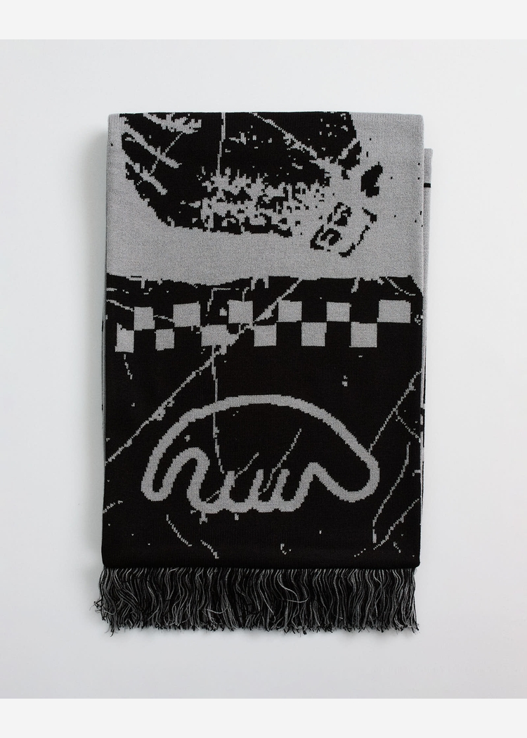 Шарф ANTEATER Scarf-Black-Grey