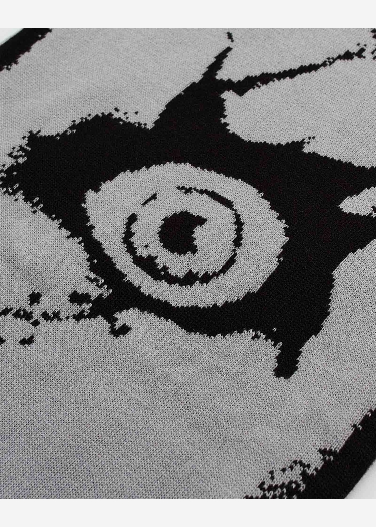 Шарф ANTEATER Scarf-Black-Grey