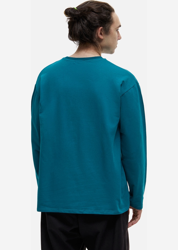 Лонгслив ANTEATER Phat-Long114 морская волна