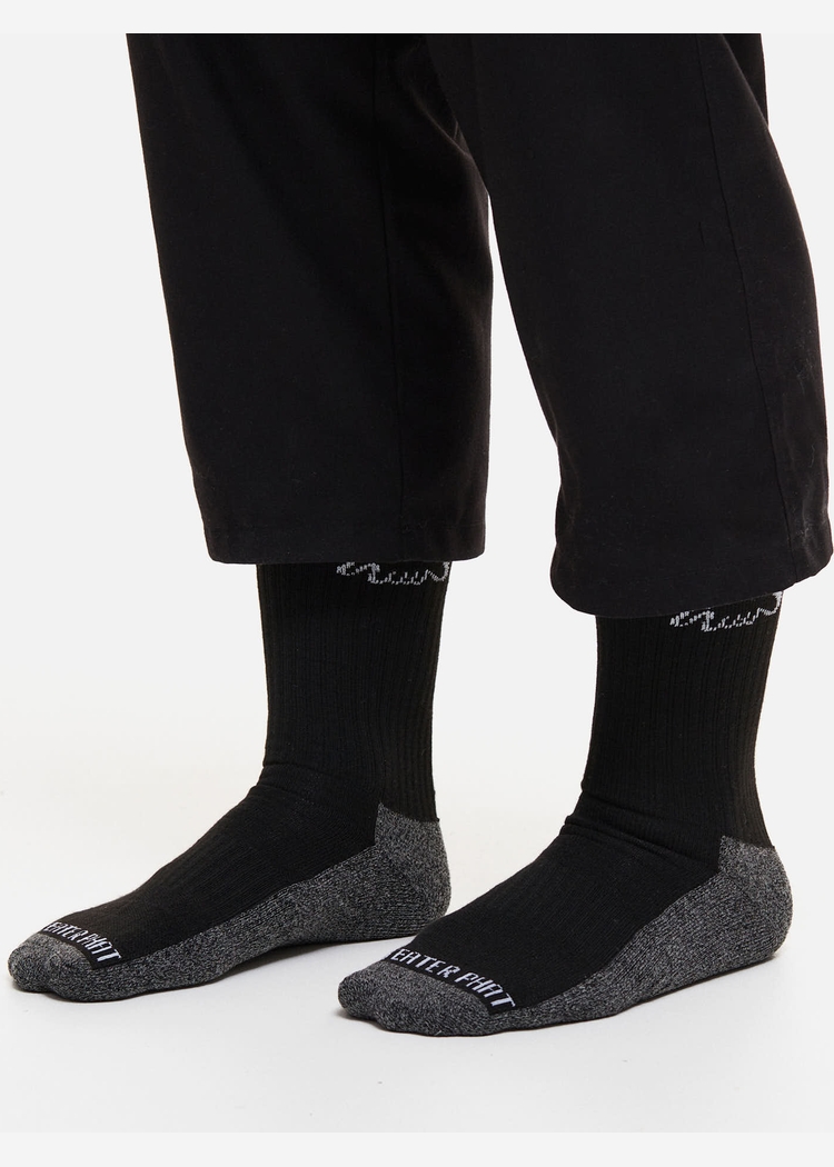 Носки ANTEATER Socks-Phat-Black-Grey черные 
