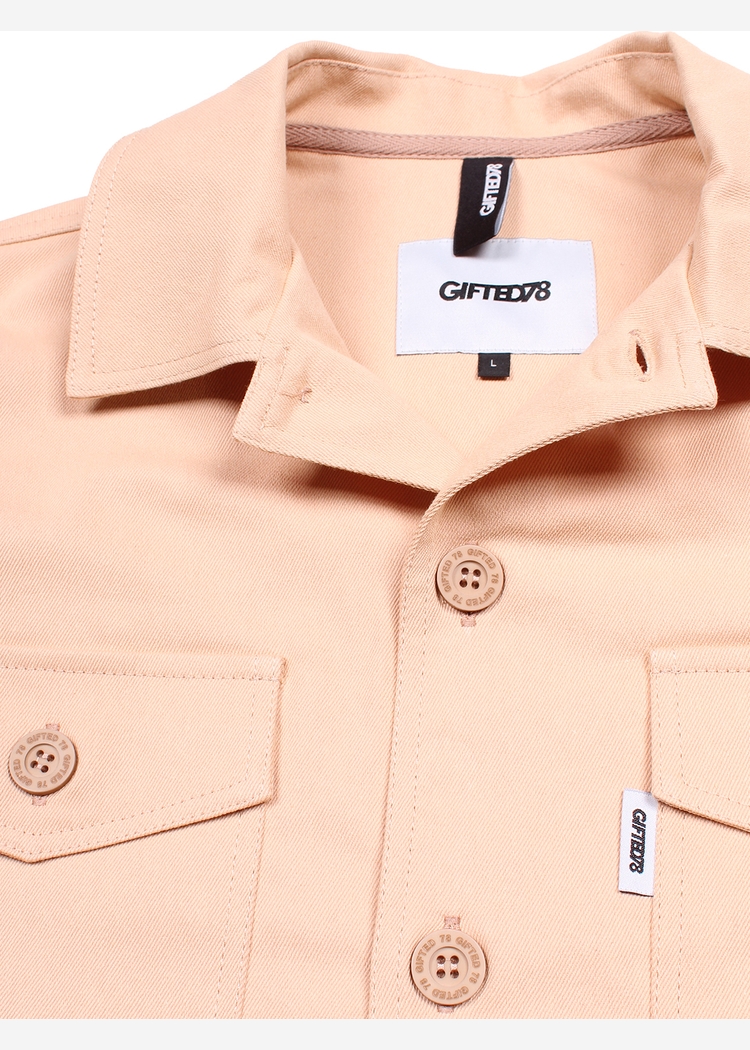 Рубашка GIFTED78 25/719 BROdenim бежевая