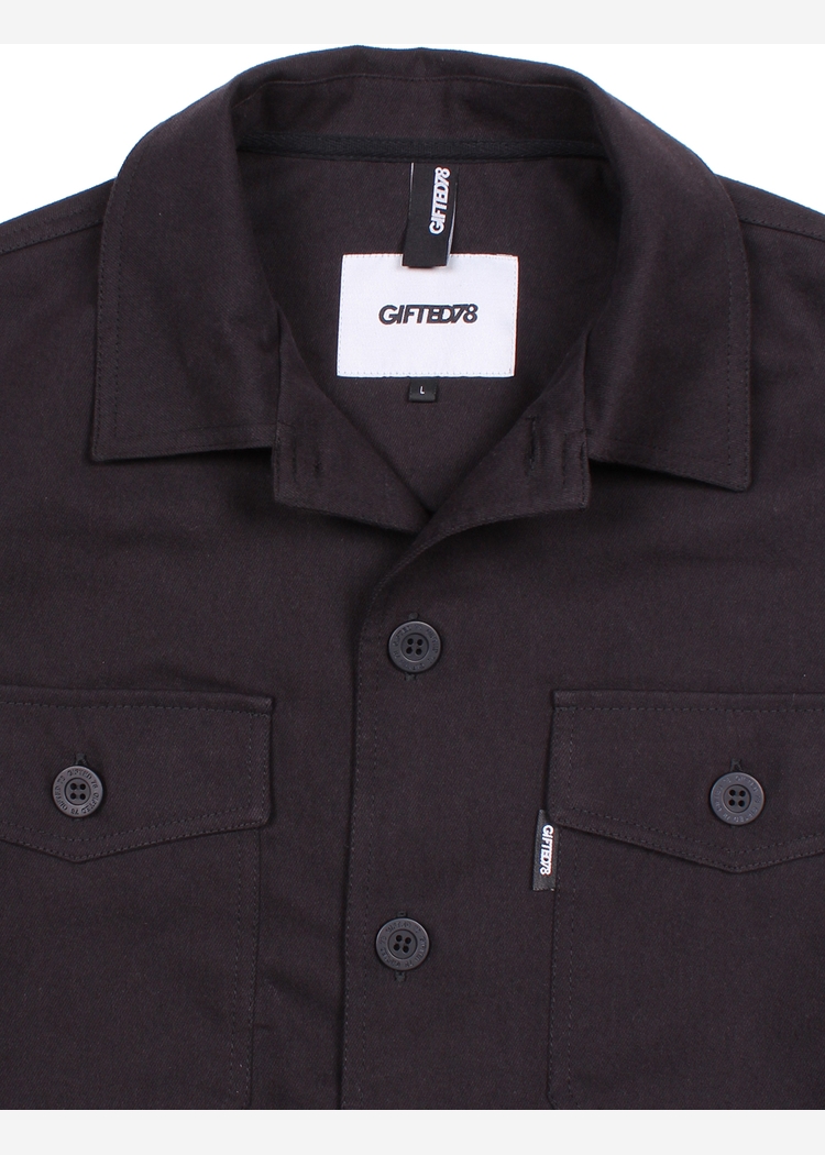 Рубашка GIFTED78 25/717 BROdenim черная