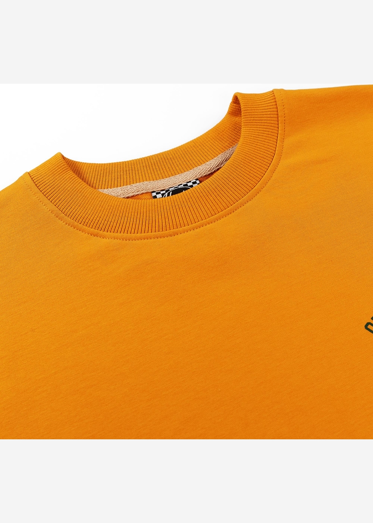 Футболка OFF THE LEASH RLXD FIRM TEE mustard  желтая