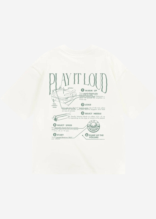 Футболка LOUD RLXD HW TEE ecru 