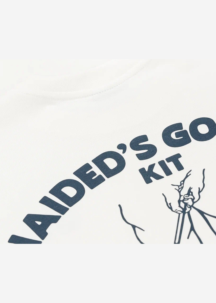 Футболка GOLFING KIT RLXD HW TEE ecru белая