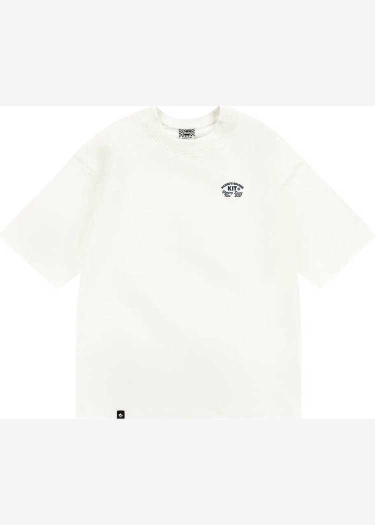 Футболка GOLFING KIT RLXD HW TEE ecru белая