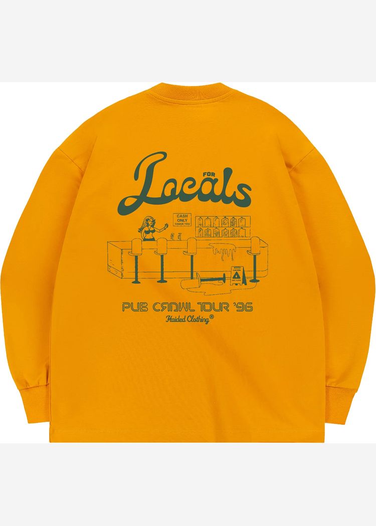 Лонгслив PUB CRAWL RLXD FIRM LS TEE mustard